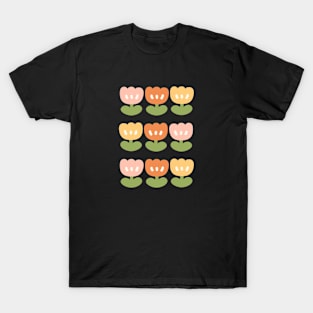 Tulip School Class Vintage Retro Positive Minimalist T-Shirt